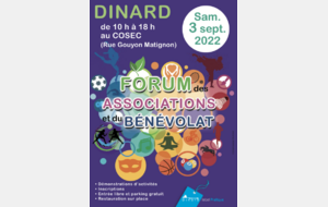 	FORUM DES ASSOCIATIONS samedi 3 septembre 2022