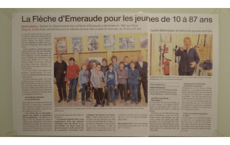 La Ffèche d' Emeraude pour les jeunes de 10 à 87 ans