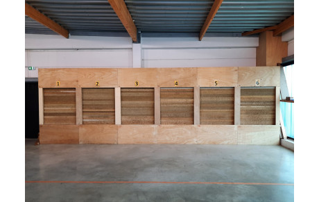 Réfection de la ciblerie Salle de tir à l'arc lundi 30 janv 2023